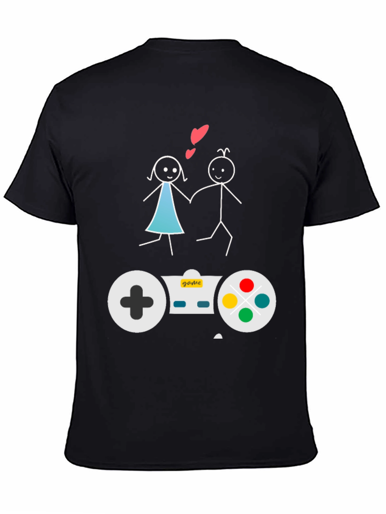 Gamer Couple T-Shirt: Love & Games Unite!