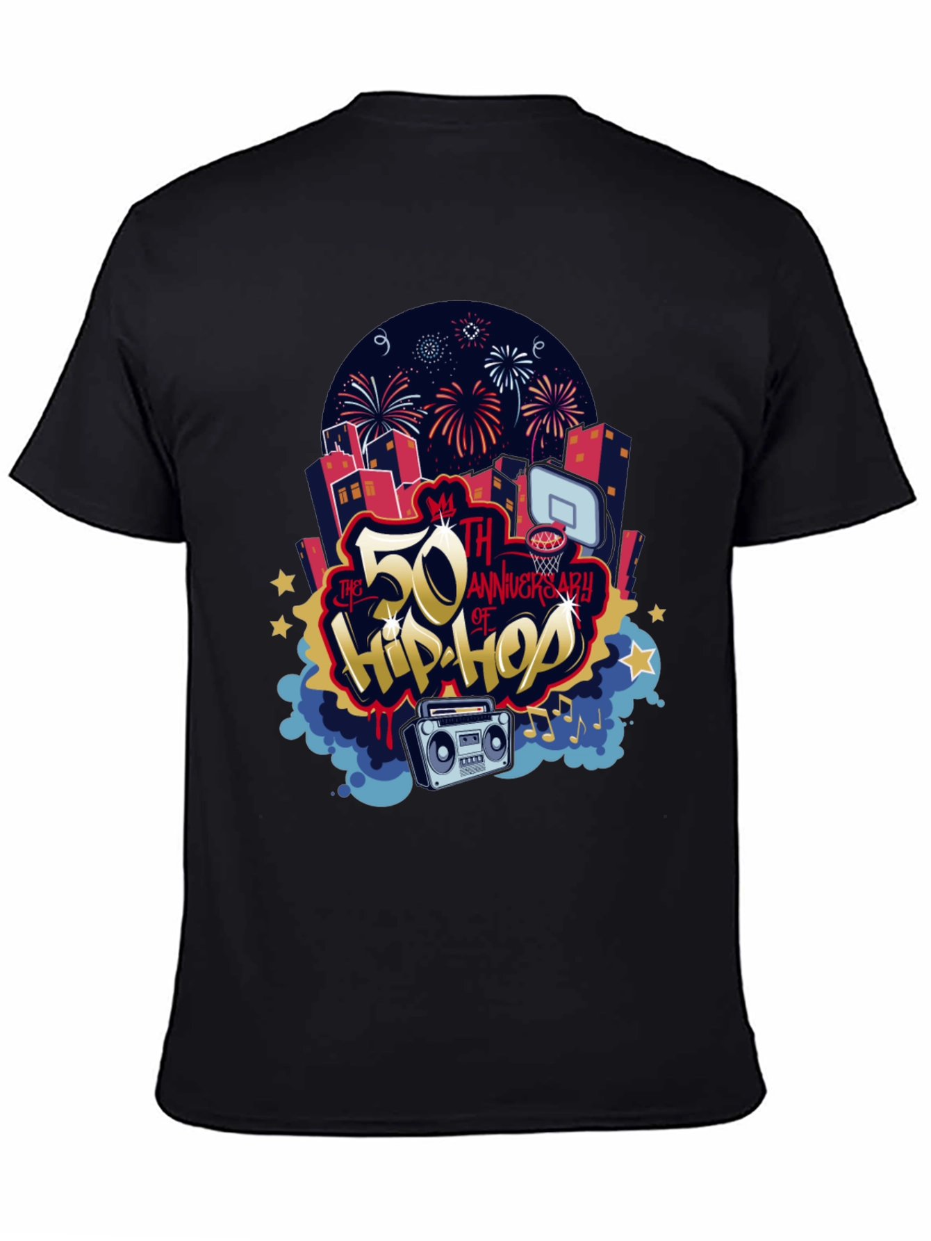 50th Anniversary of Hip Hop Graphic T-Shirt
