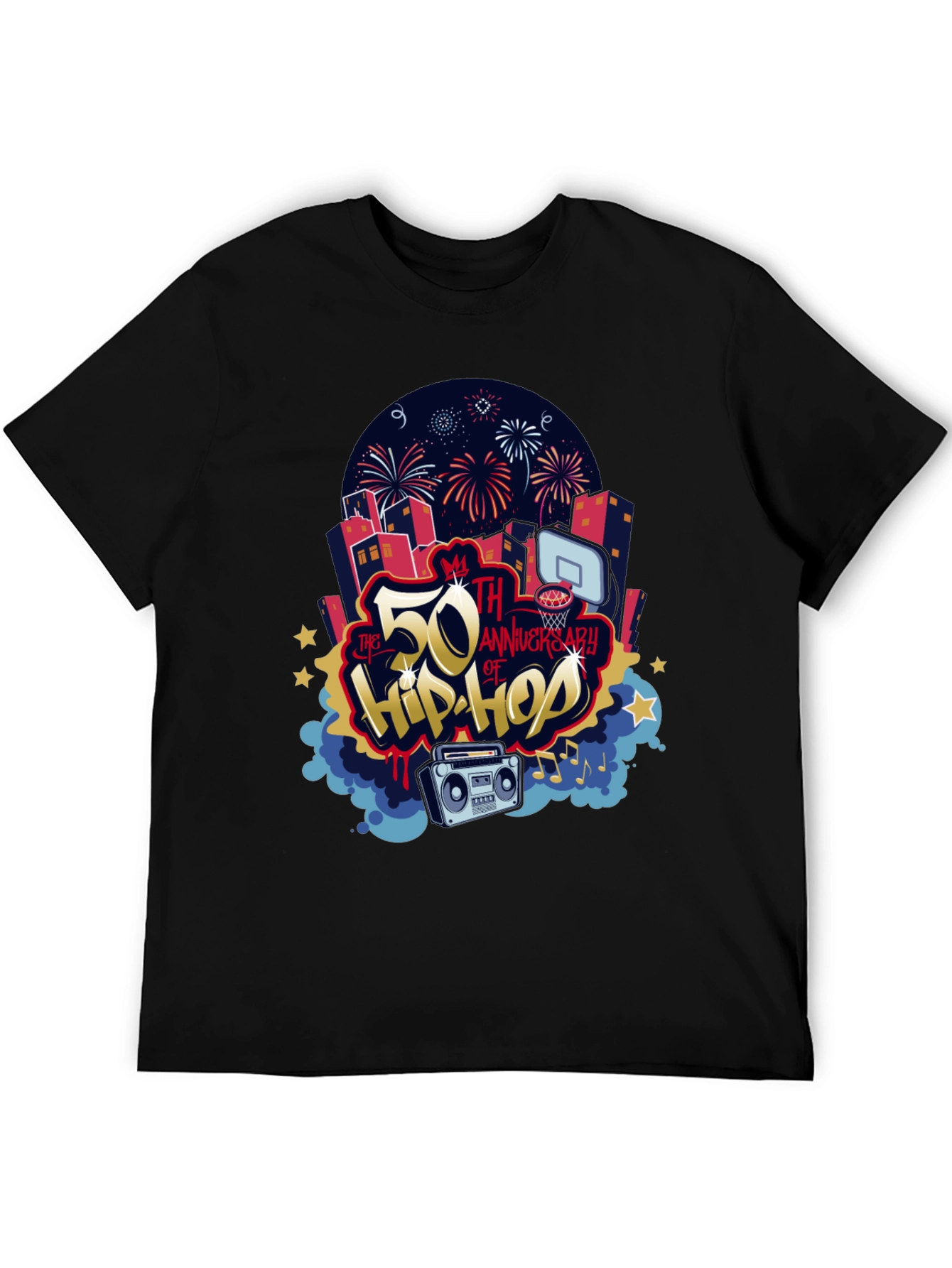 50th Anniversary of Hip Hop Graphic T-Shirt