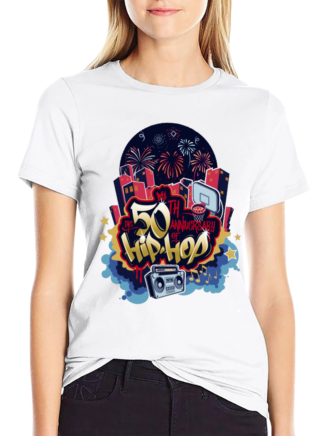 50th Anniversary of Hip Hop Graphic T-Shirt