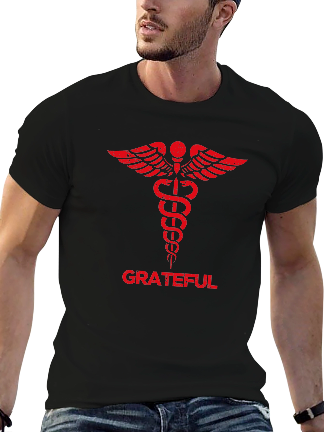 Grateful Dead Caduceus Black T-Shirt