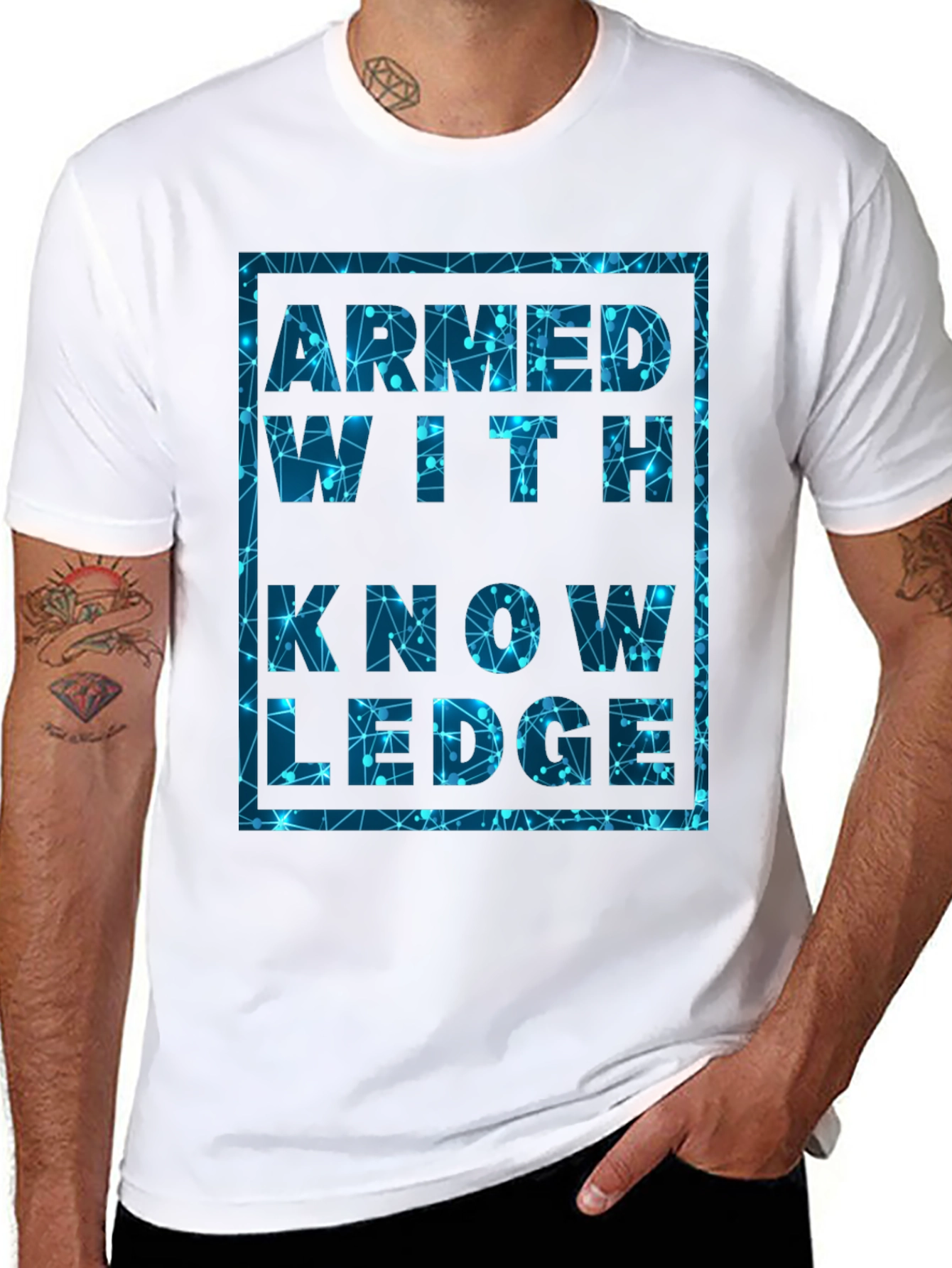 Armed With Knowledge Graphic T-Shirt