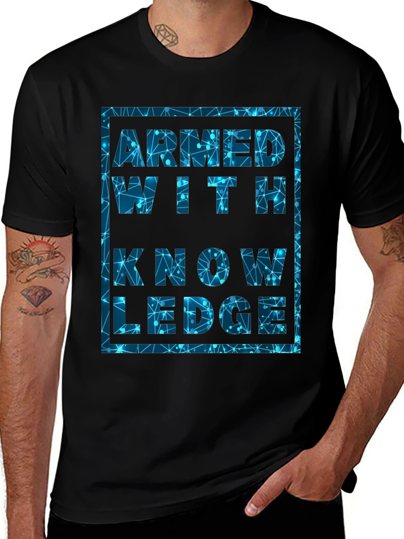 Armed With Knowledge Graphic T-Shirt