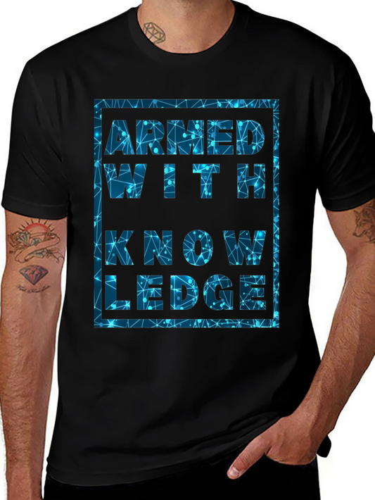 Armed With Knowledge Graphic T-Shirt