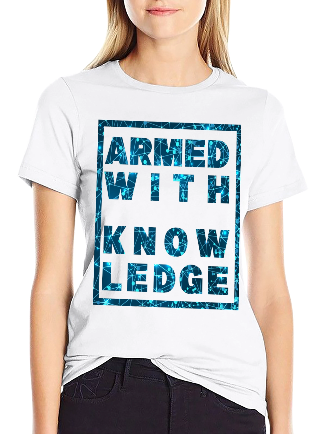 Armed With Knowledge Graphic T-Shirt