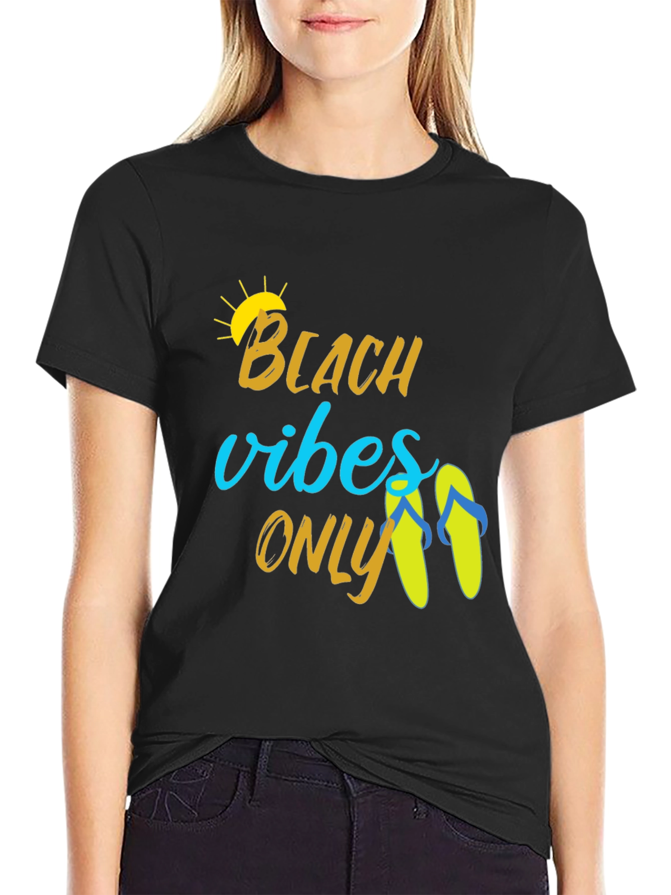 Beach Vibes Only Graphic Tee - Summer Ready