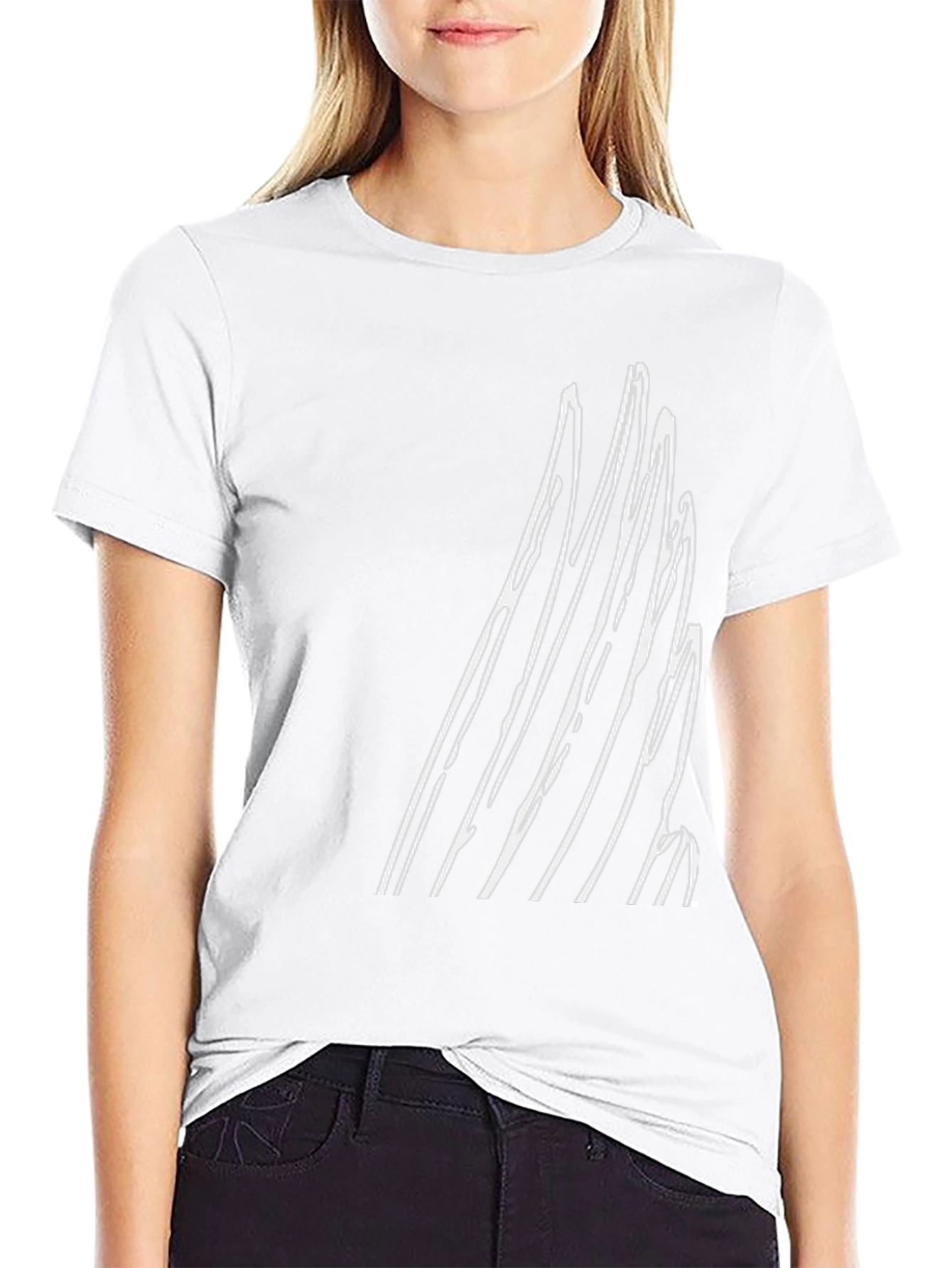 Abstract Graphic Tee - Modern Black T-Shirt