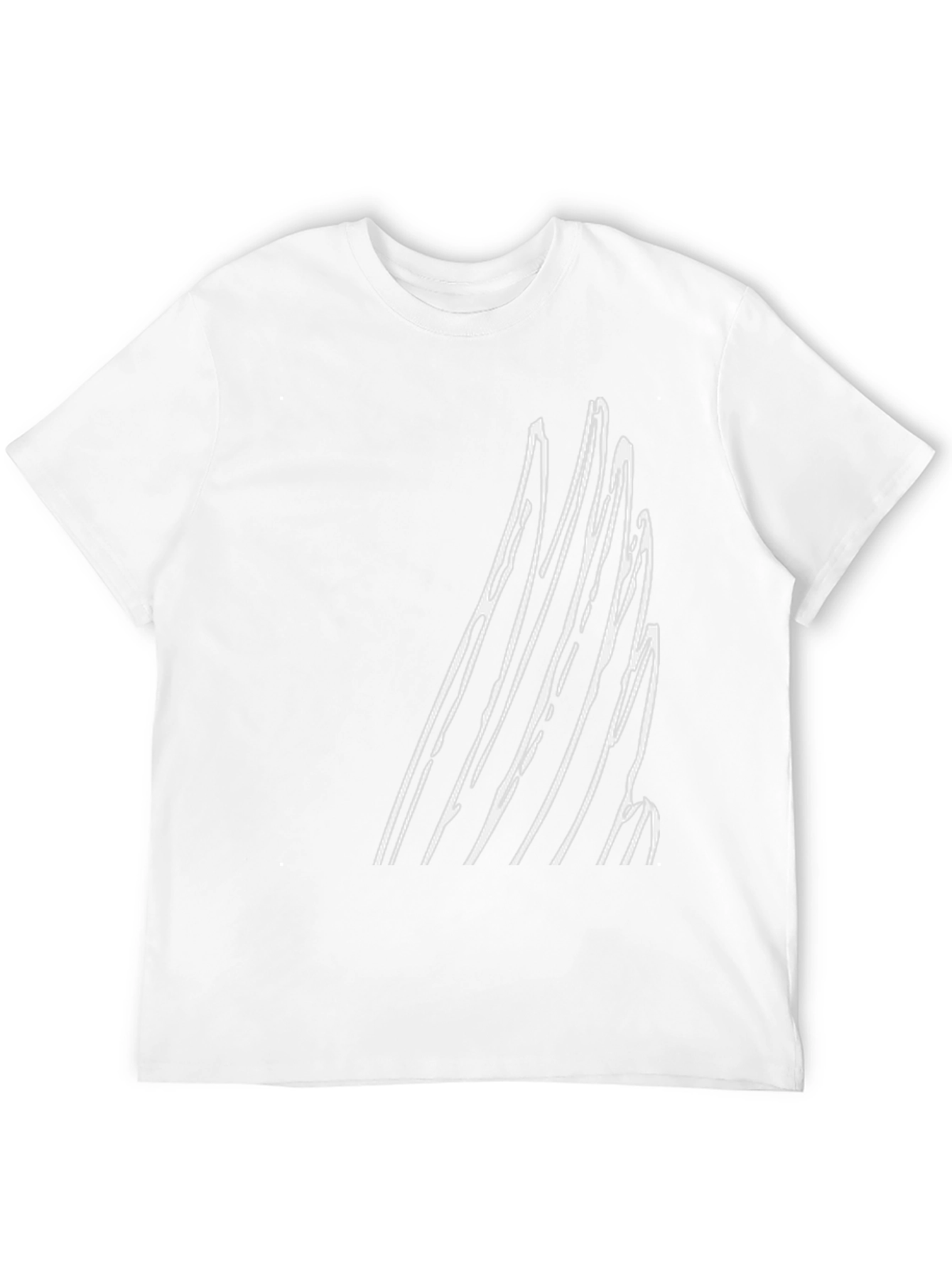 Abstract Graphic Tee - Modern Black T-Shirt