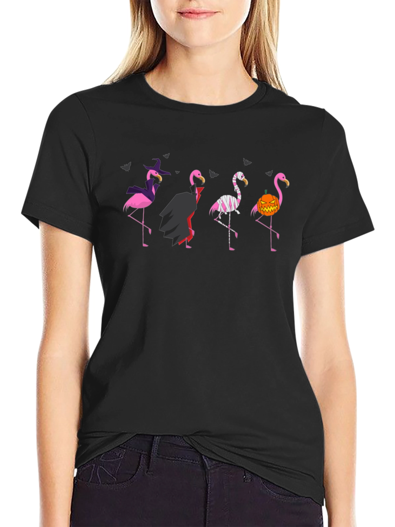 Halloween Flamingos T-Shirt