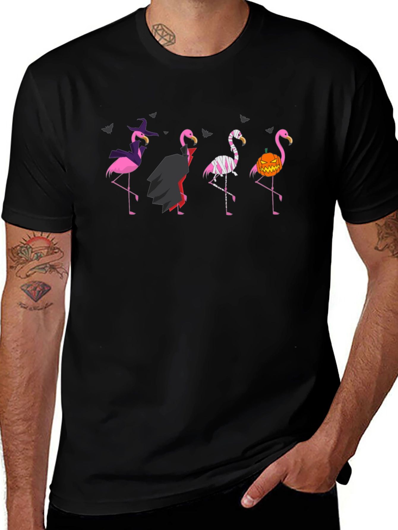Halloween Flamingos T-Shirt