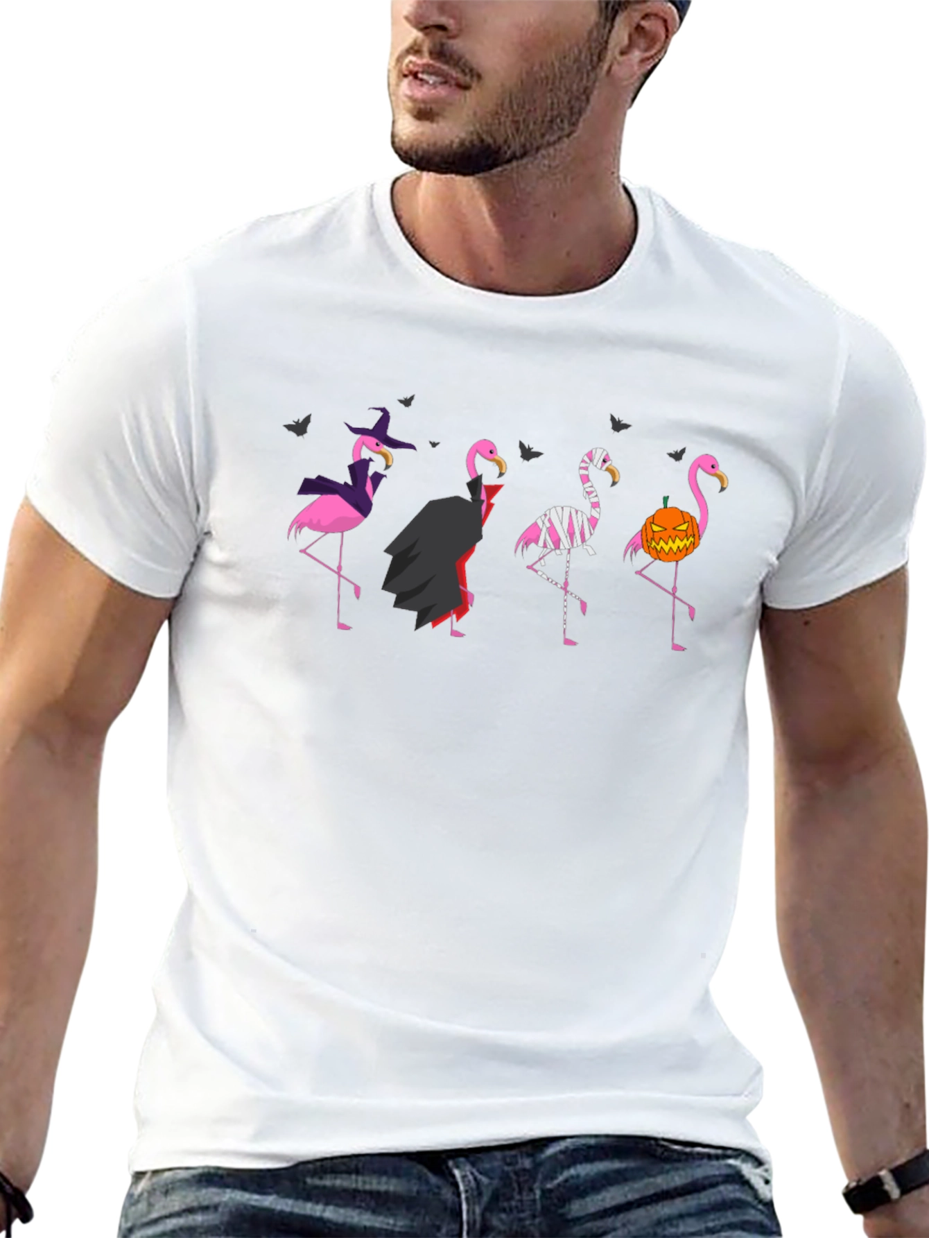 Halloween Flamingos T-Shirt