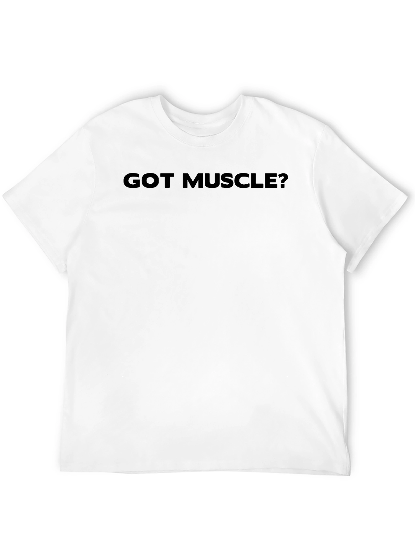 Got Muscle? Black Graphic T-Shirt