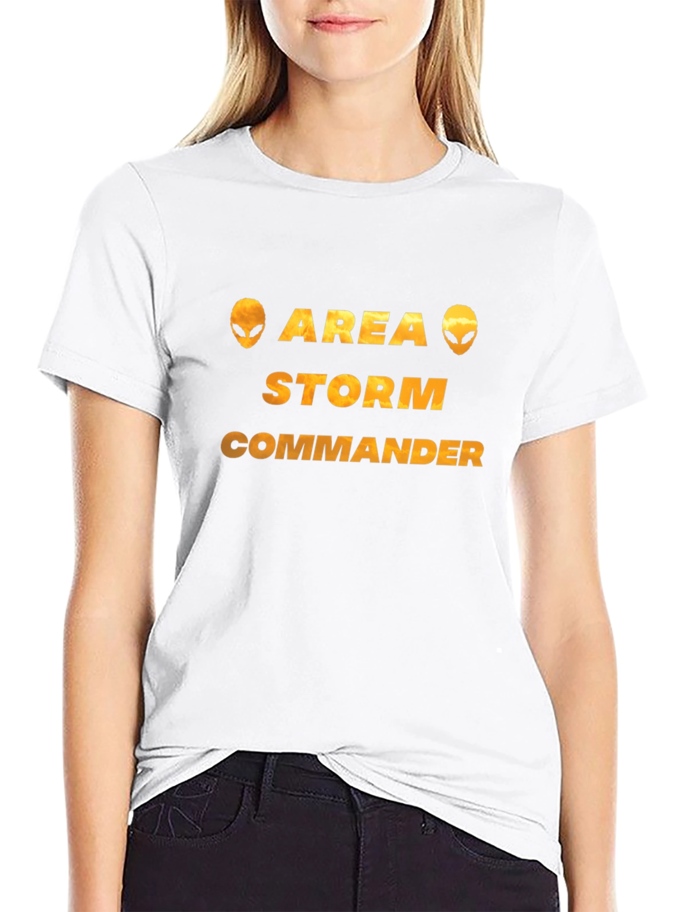 Area Storm Commander Black Graphic T-Shirt