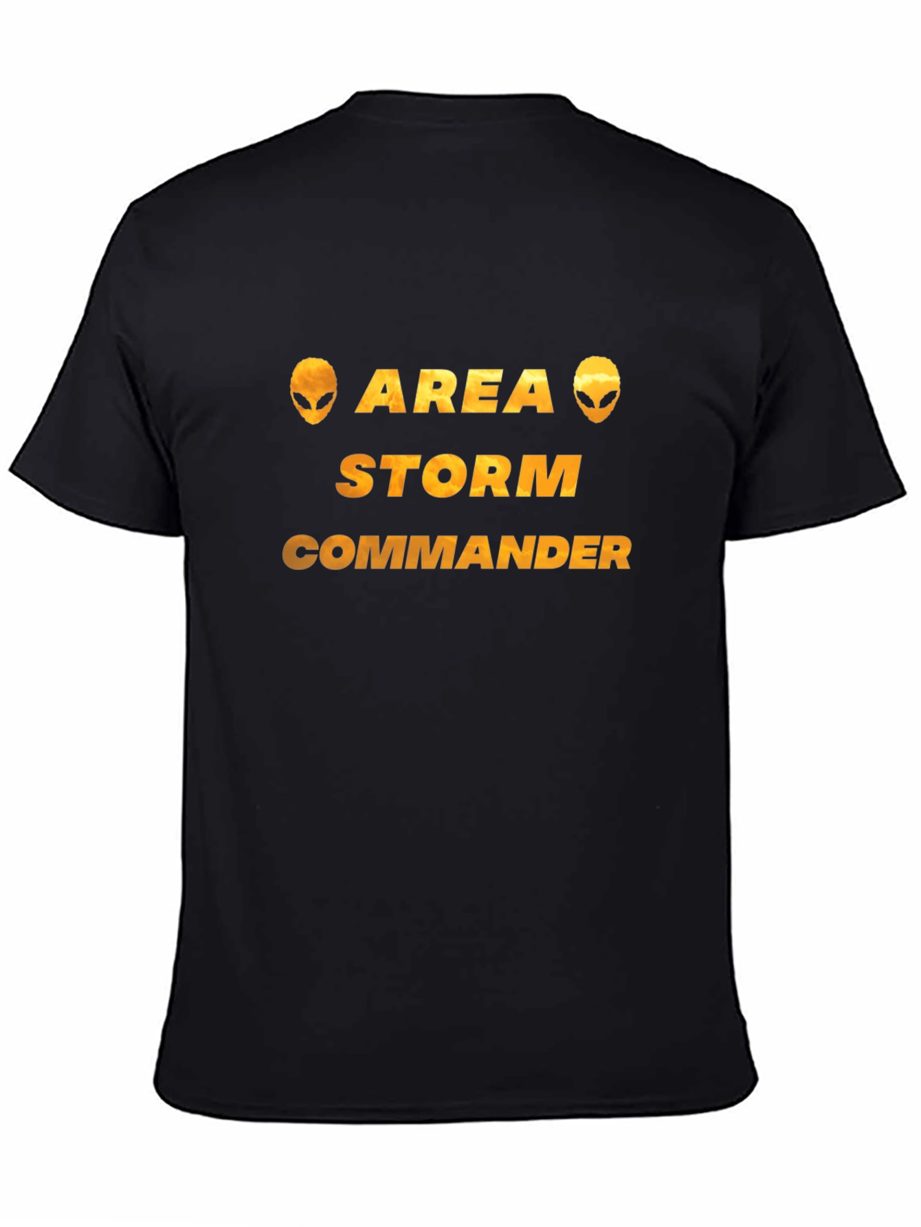 Area Storm Commander Black Graphic T-Shirt