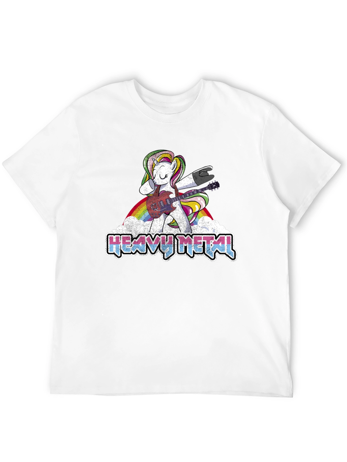 Heavy Metal Unicorn Graphic T-Shirt