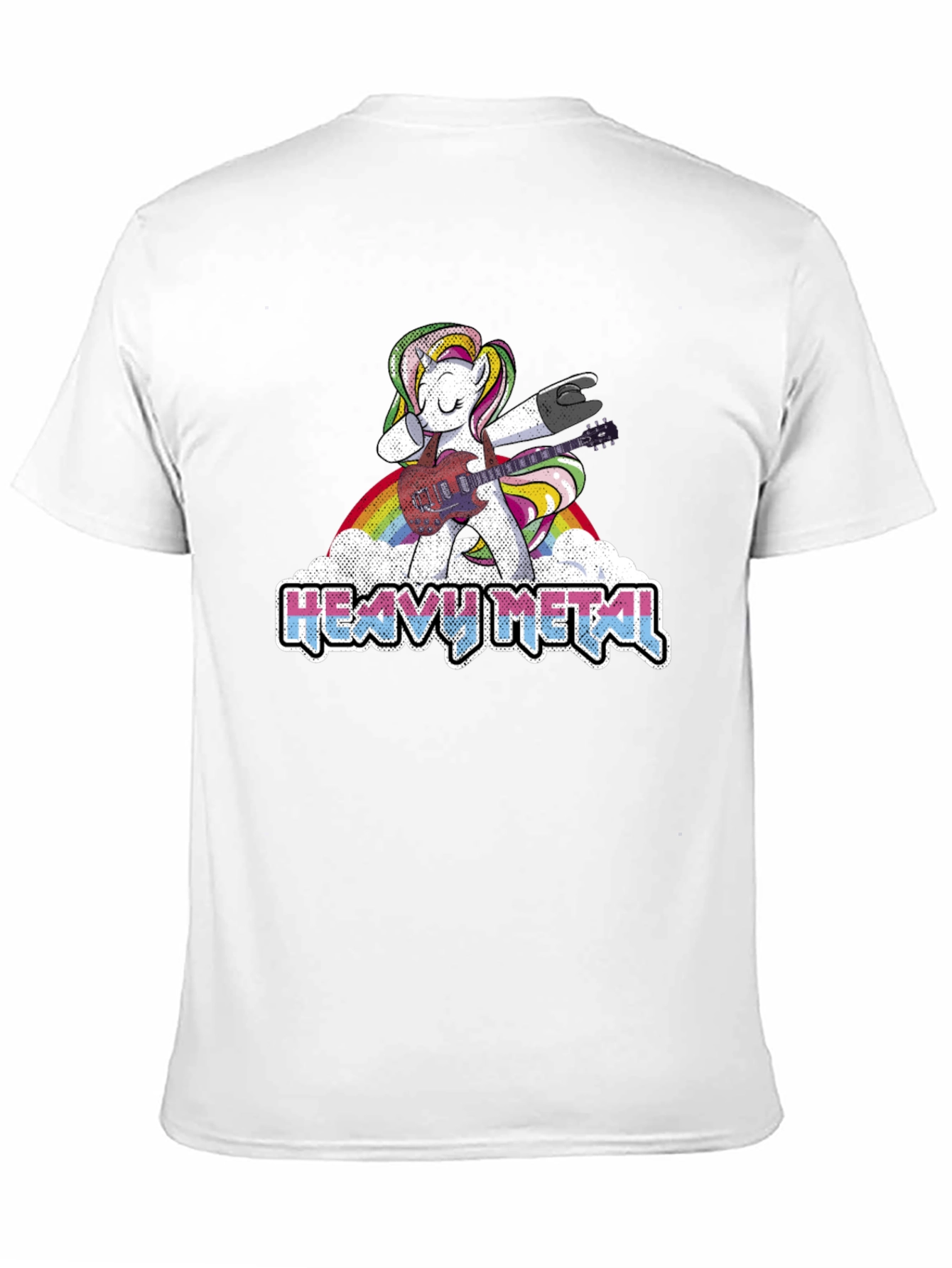 Heavy Metal Unicorn Graphic T-Shirt