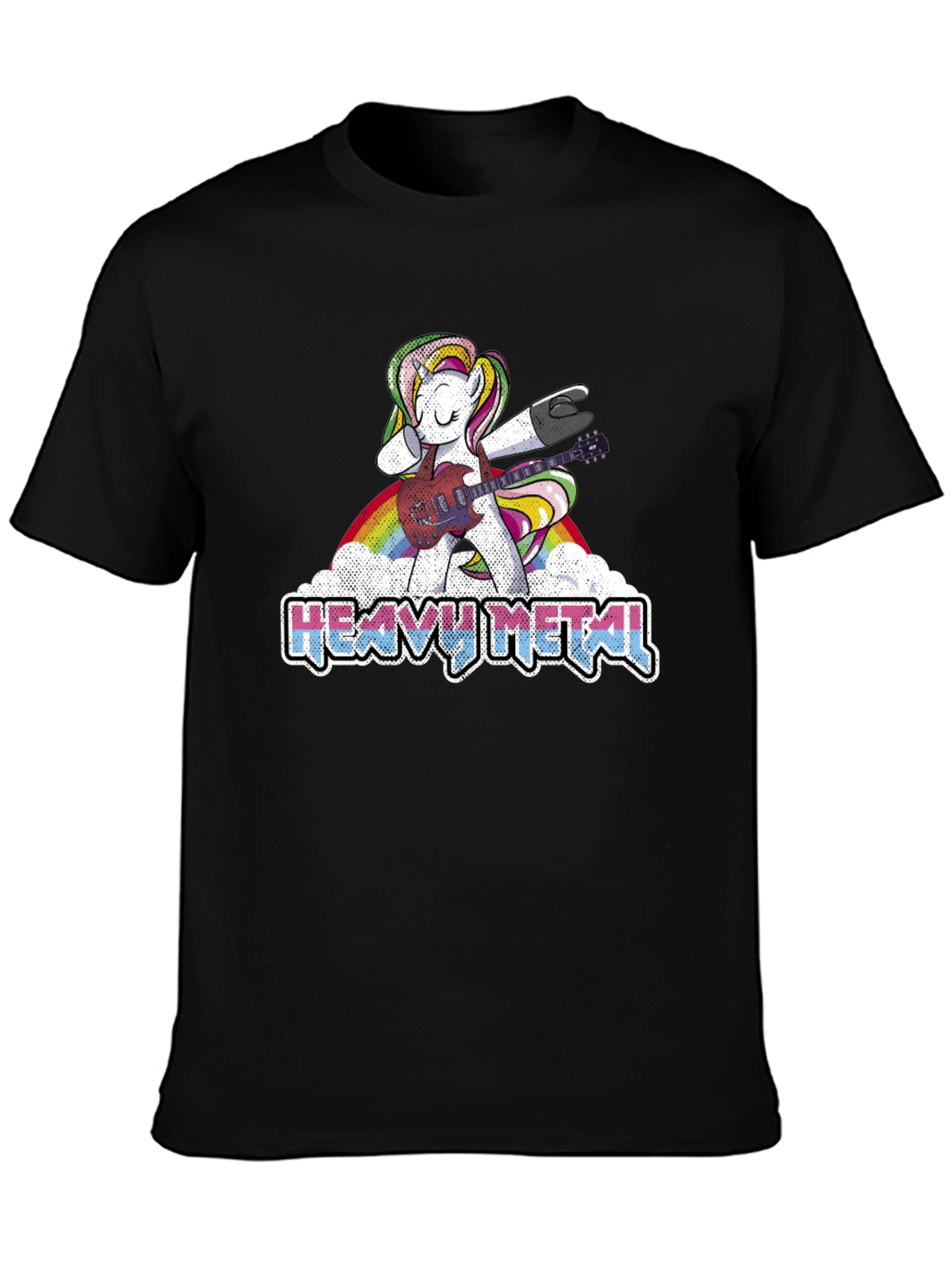Heavy Metal Unicorn Graphic T-Shirt