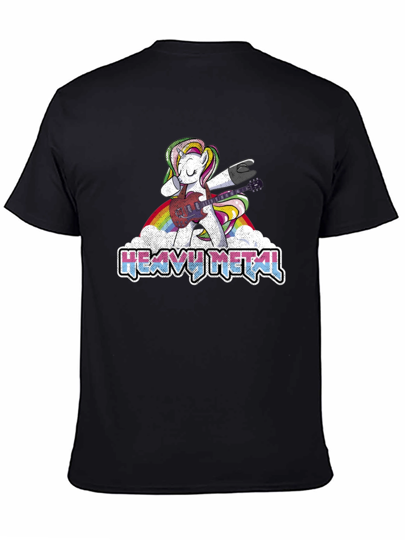 Heavy Metal Unicorn Graphic T-Shirt