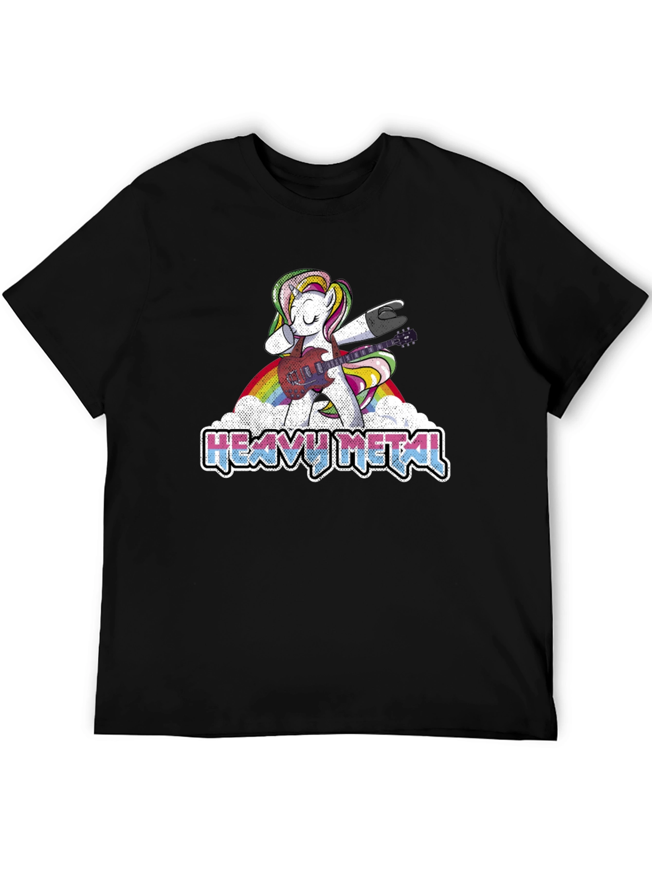 Heavy Metal Unicorn Graphic T-Shirt