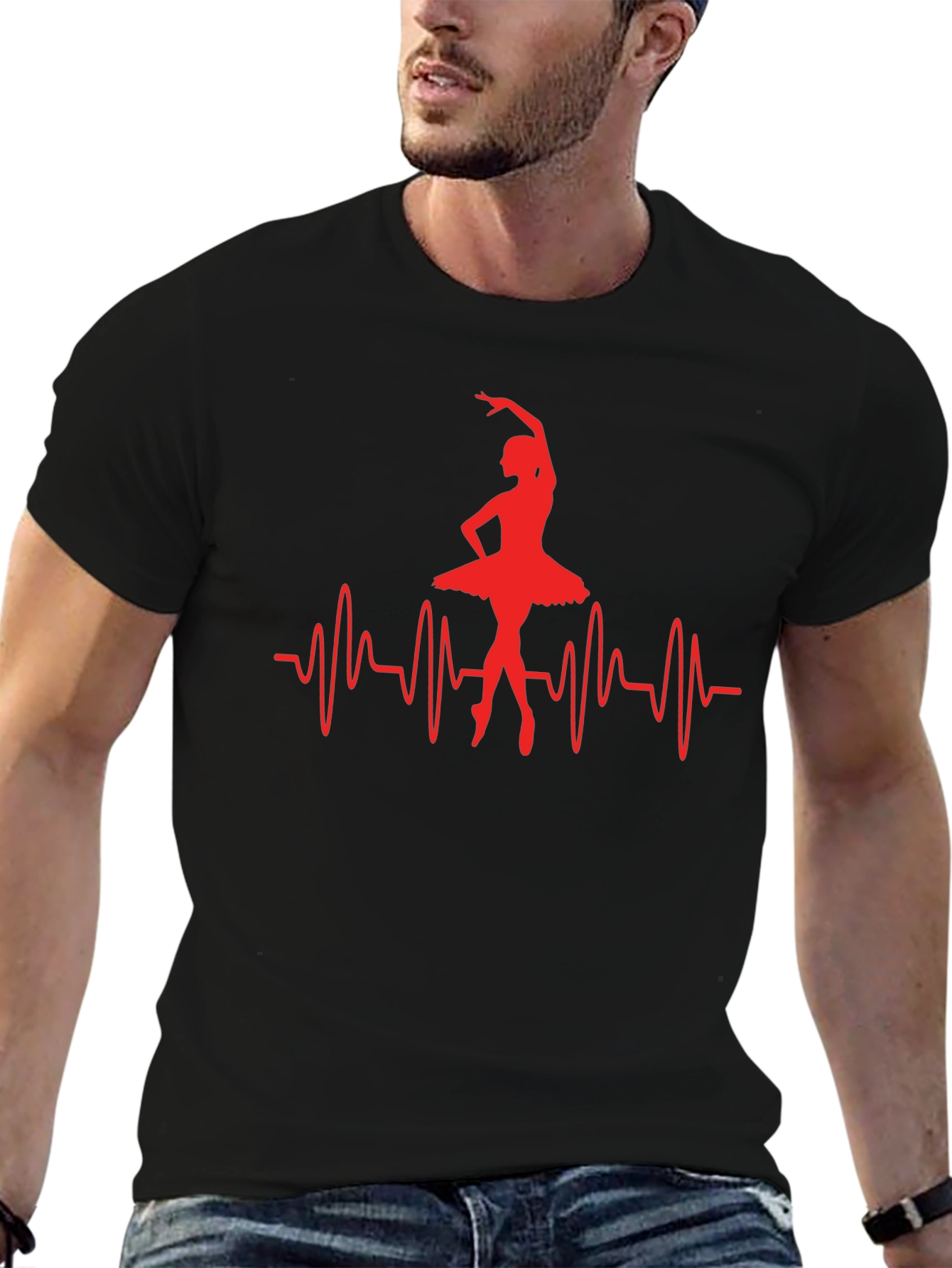 Ballerina Heartbeat Graphic Tee