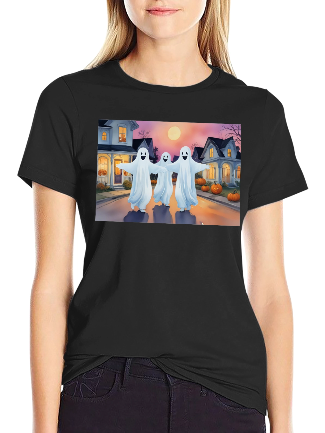Ghostly Halloween T-Shirt