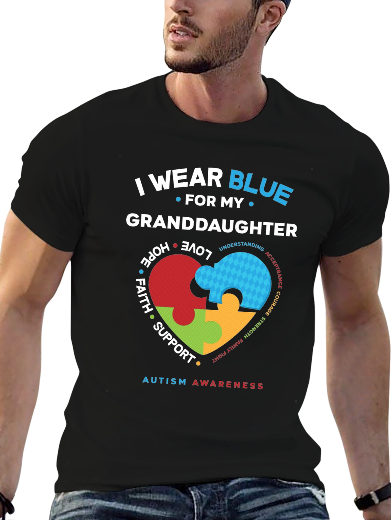 Autism Awareness Granddaughter T-Shirt