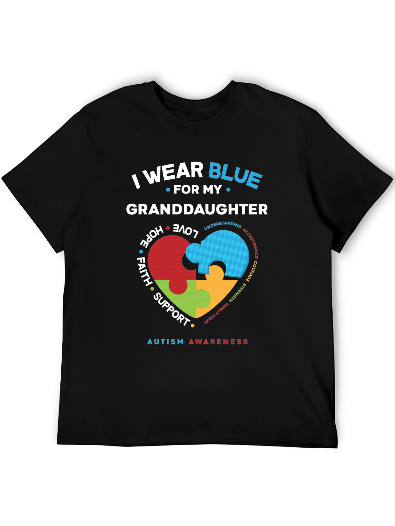 Autism Awareness Granddaughter T-Shirt