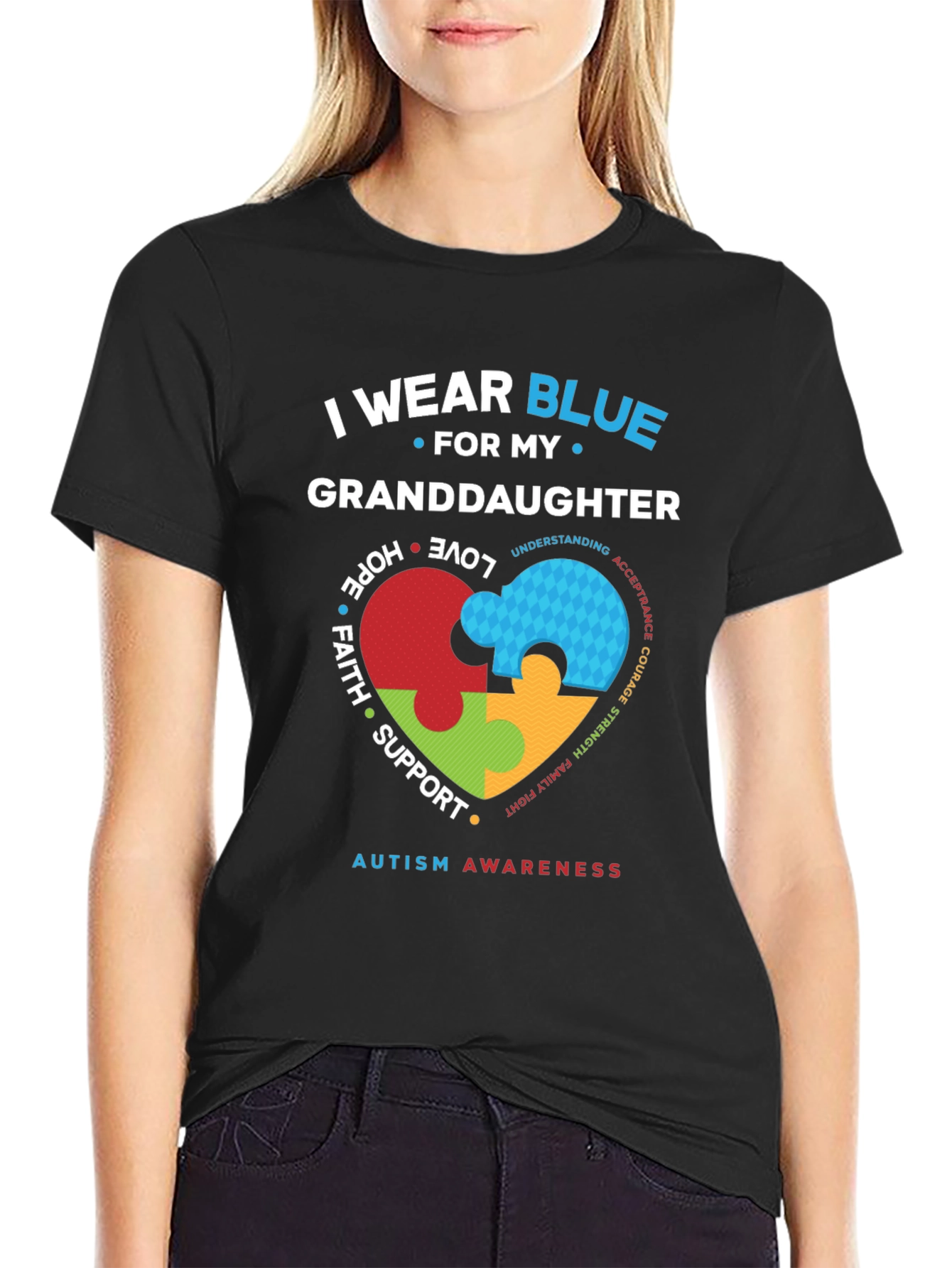 Autism Awareness Granddaughter T-Shirt