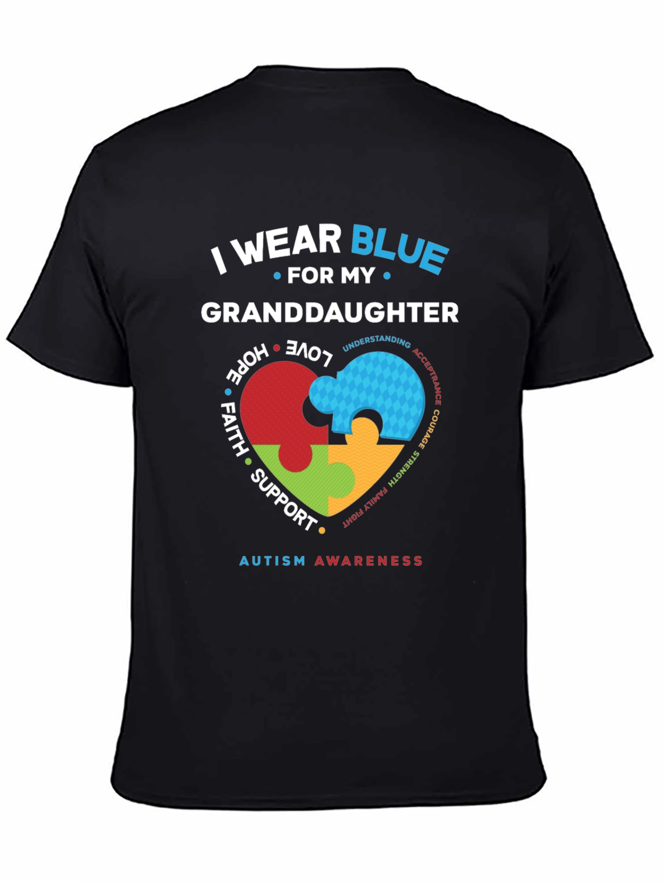 Autism Awareness Granddaughter T-Shirt