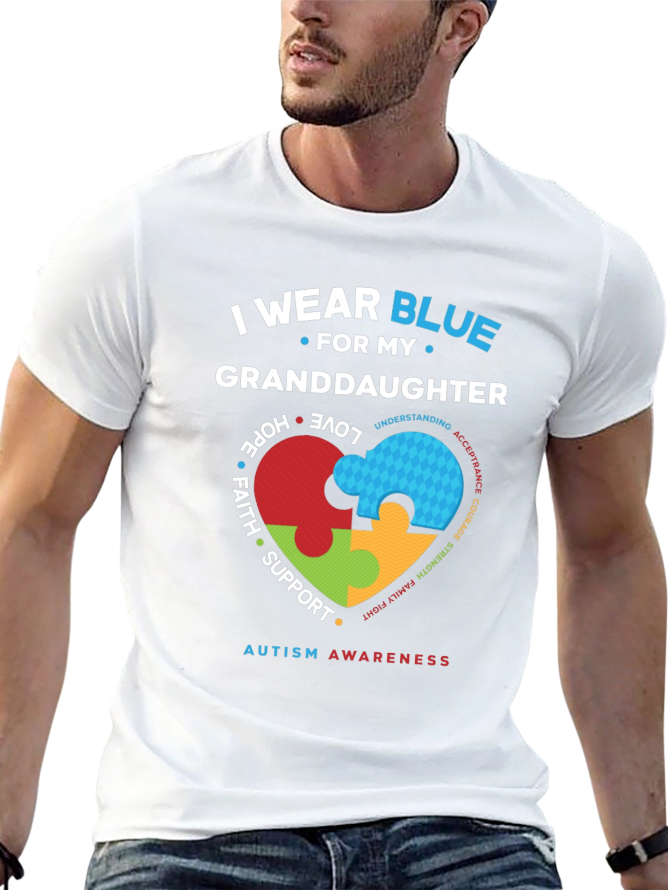 Autism Awareness Granddaughter T-Shirt