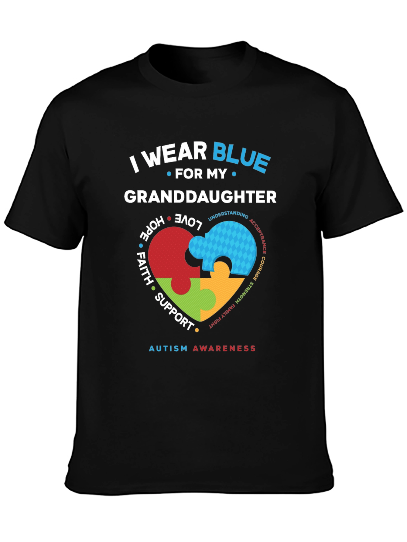 Autism Awareness Granddaughter T-Shirt