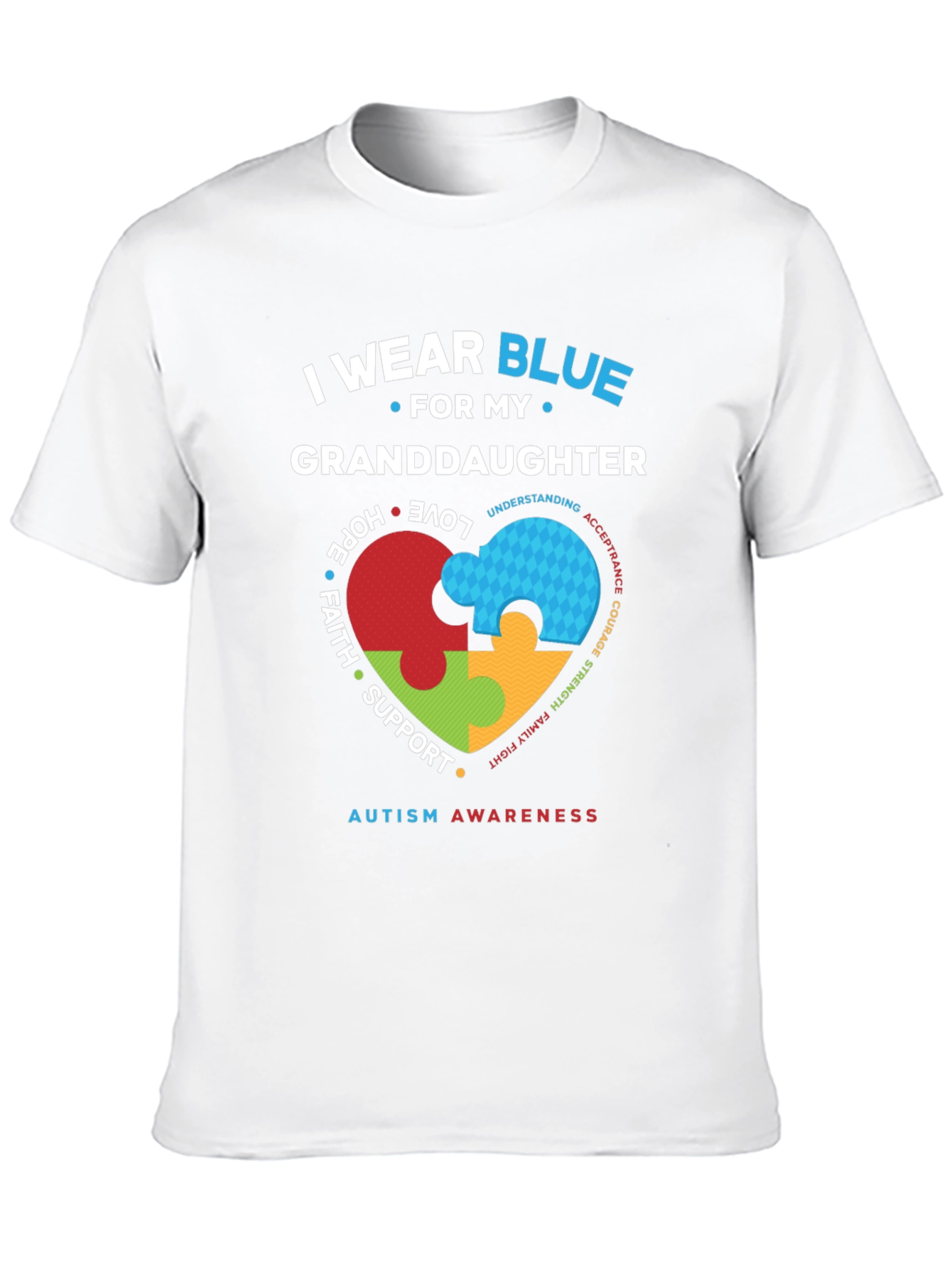 Autism Awareness Granddaughter T-Shirt