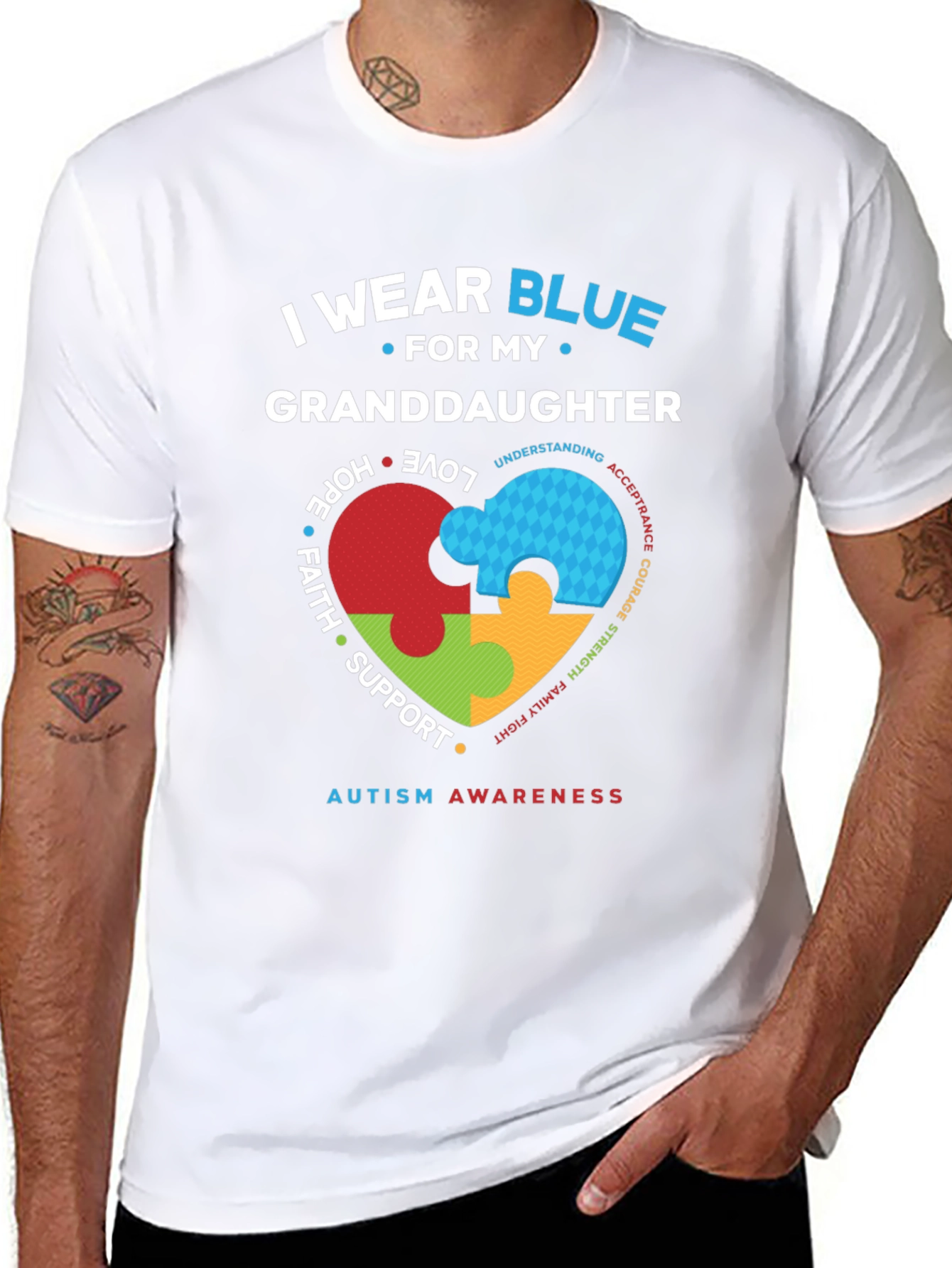 Autism Awareness Granddaughter T-Shirt