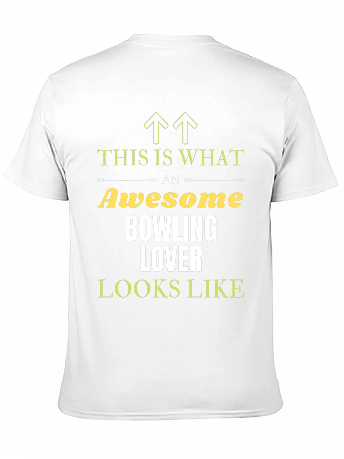 Awesome Bowling Lover Graphic T-Shirt