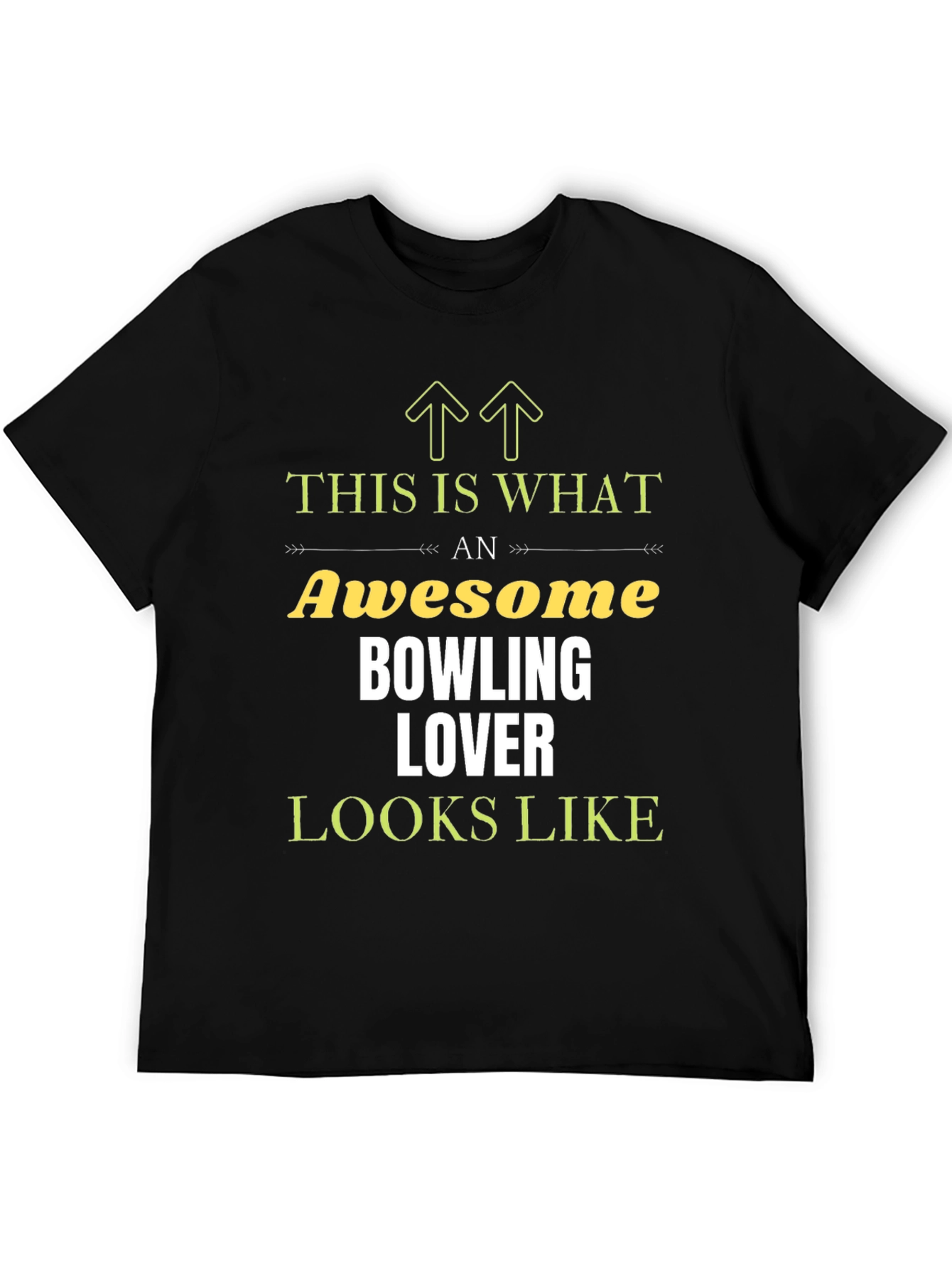 Awesome Bowling Lover Graphic T-Shirt