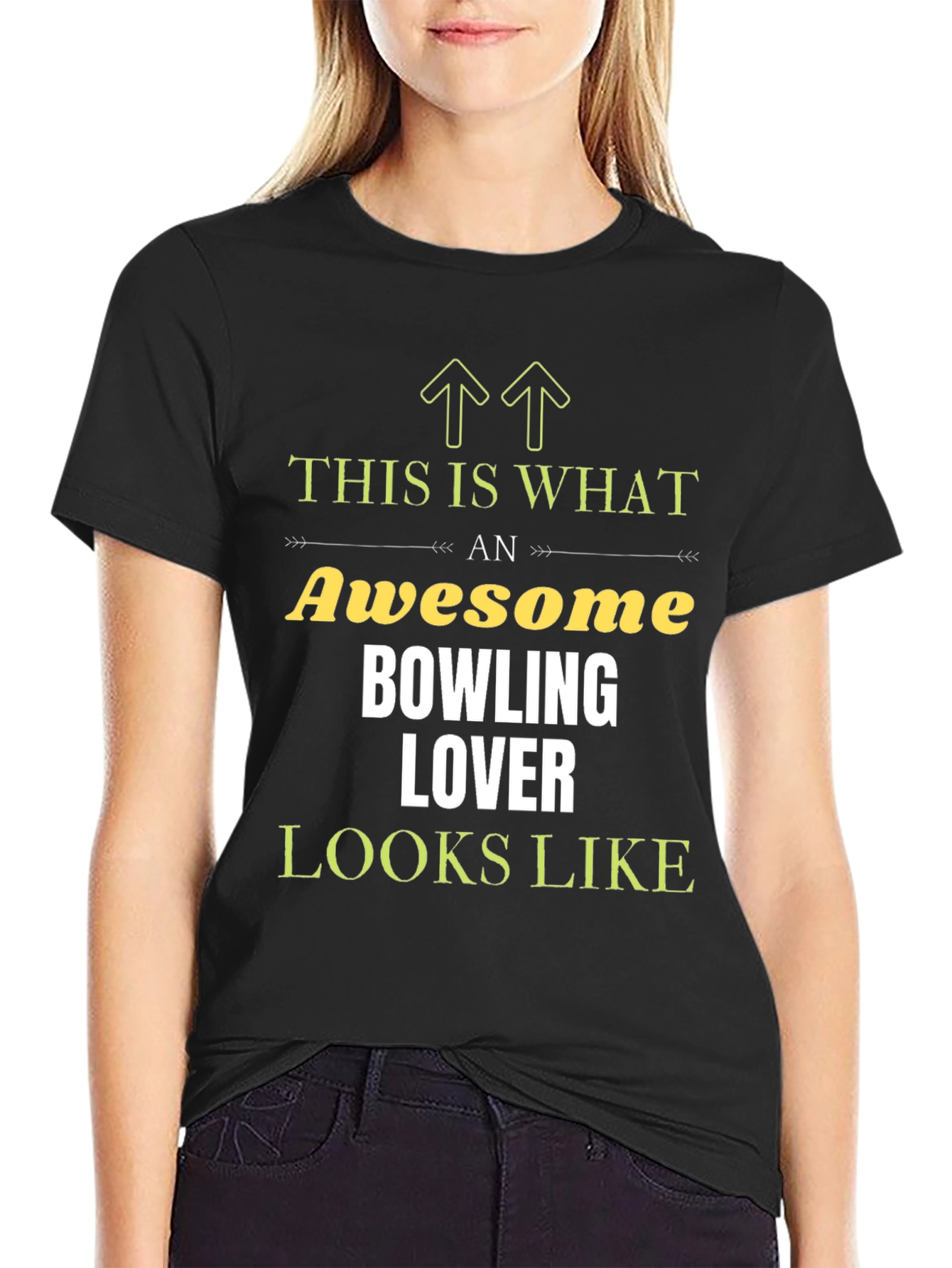 Awesome Bowling Lover Graphic T-Shirt