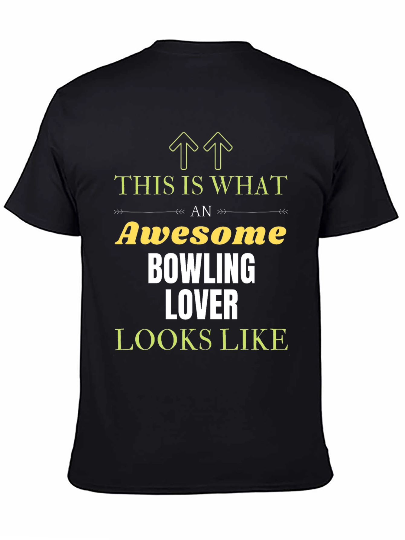 Awesome Bowling Lover Graphic T-Shirt