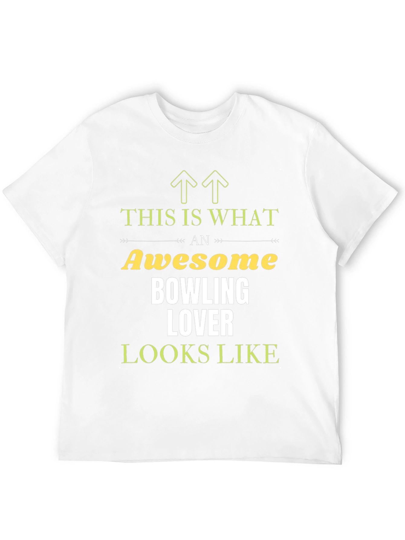 Awesome Bowling Lover Graphic T-Shirt