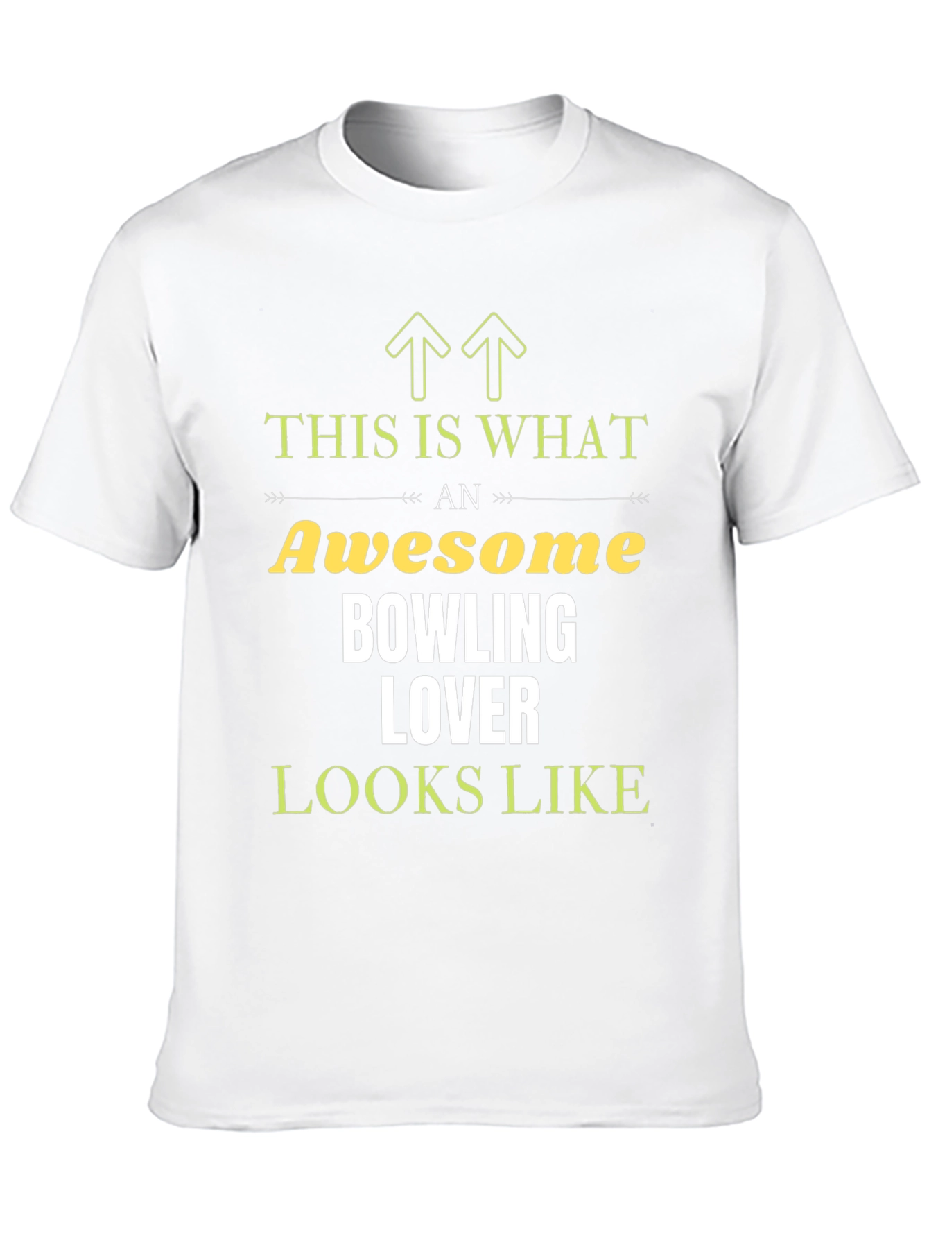 Awesome Bowling Lover Graphic T-Shirt