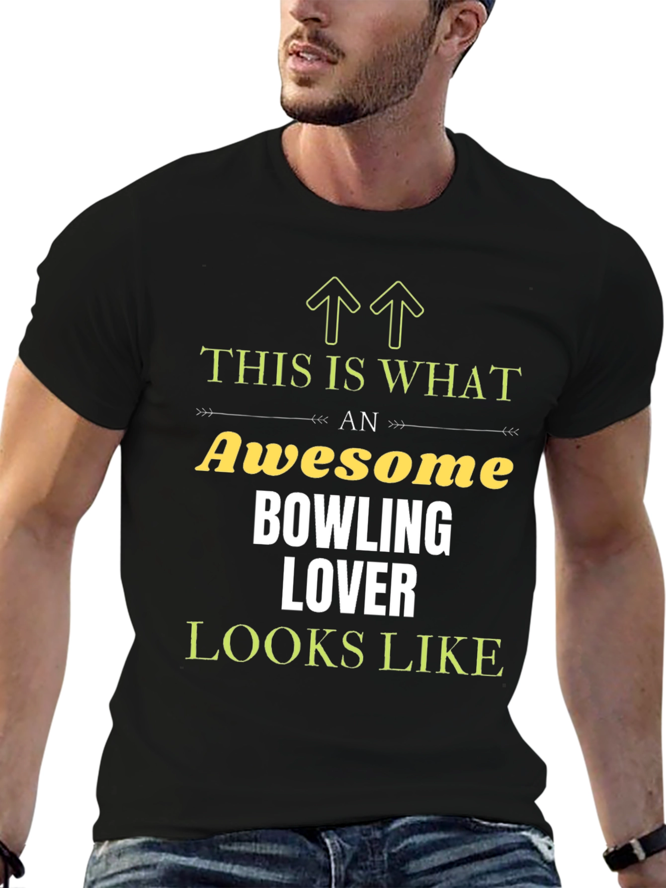Awesome Bowling Lover Graphic T-Shirt