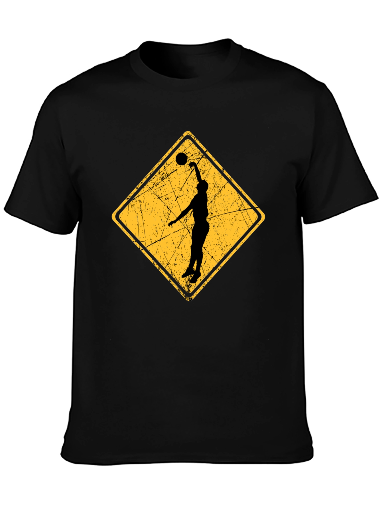 Basketball Hazard Graphic Tee