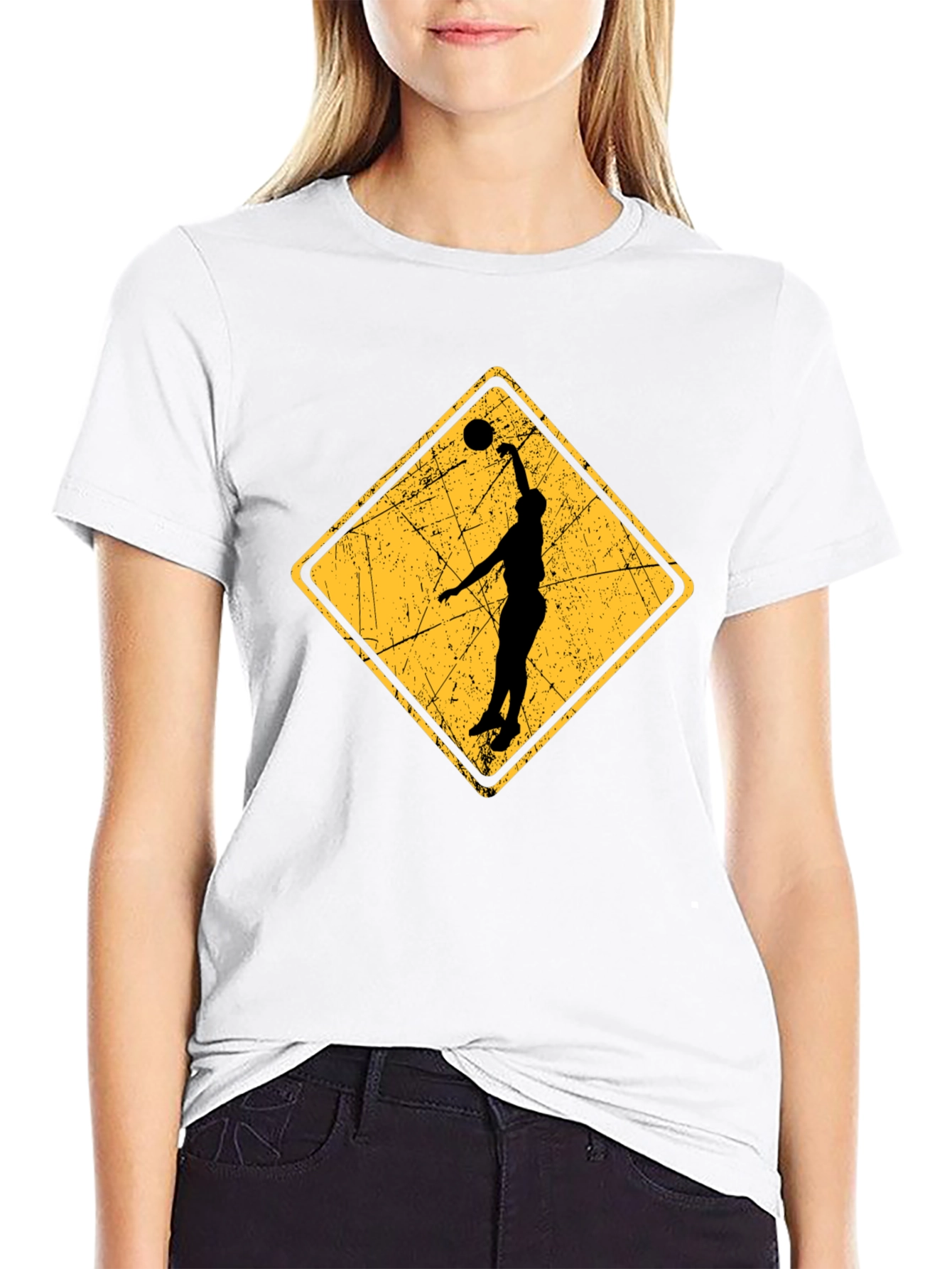 Basketball Hazard Graphic Tee
