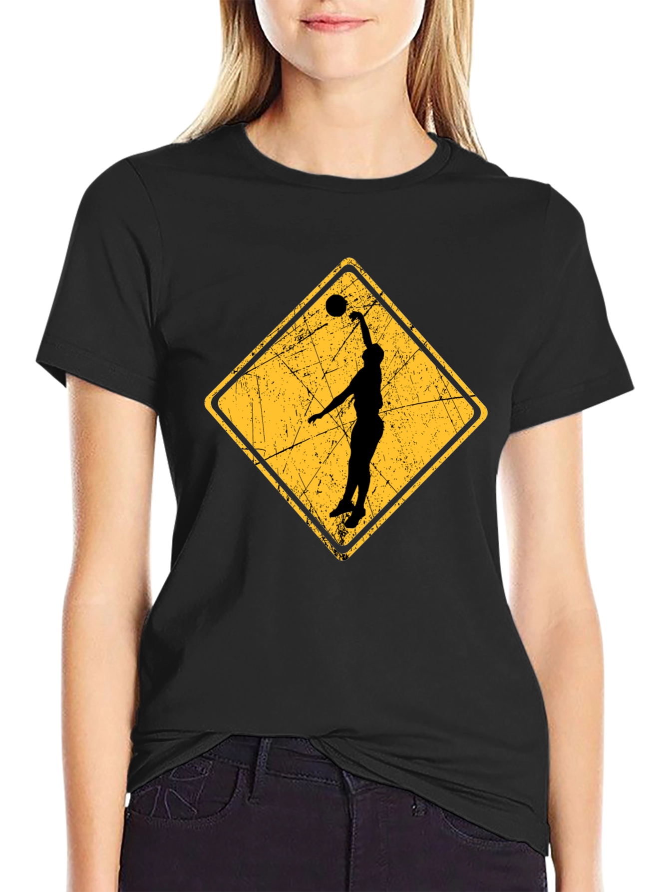 Basketball Hazard Graphic Tee