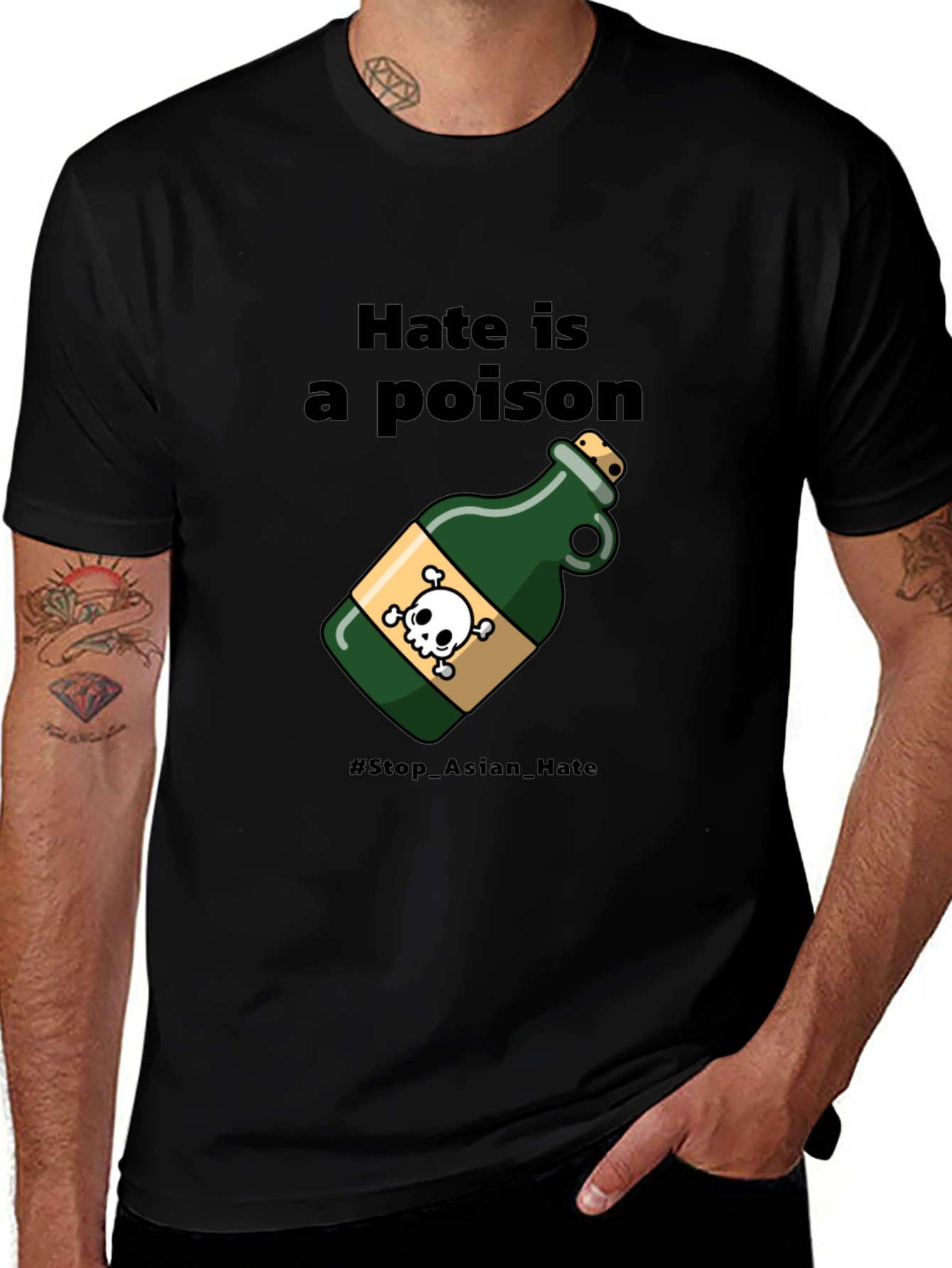 Hate Is a Poison T-Shirt - Stop Asian Hate