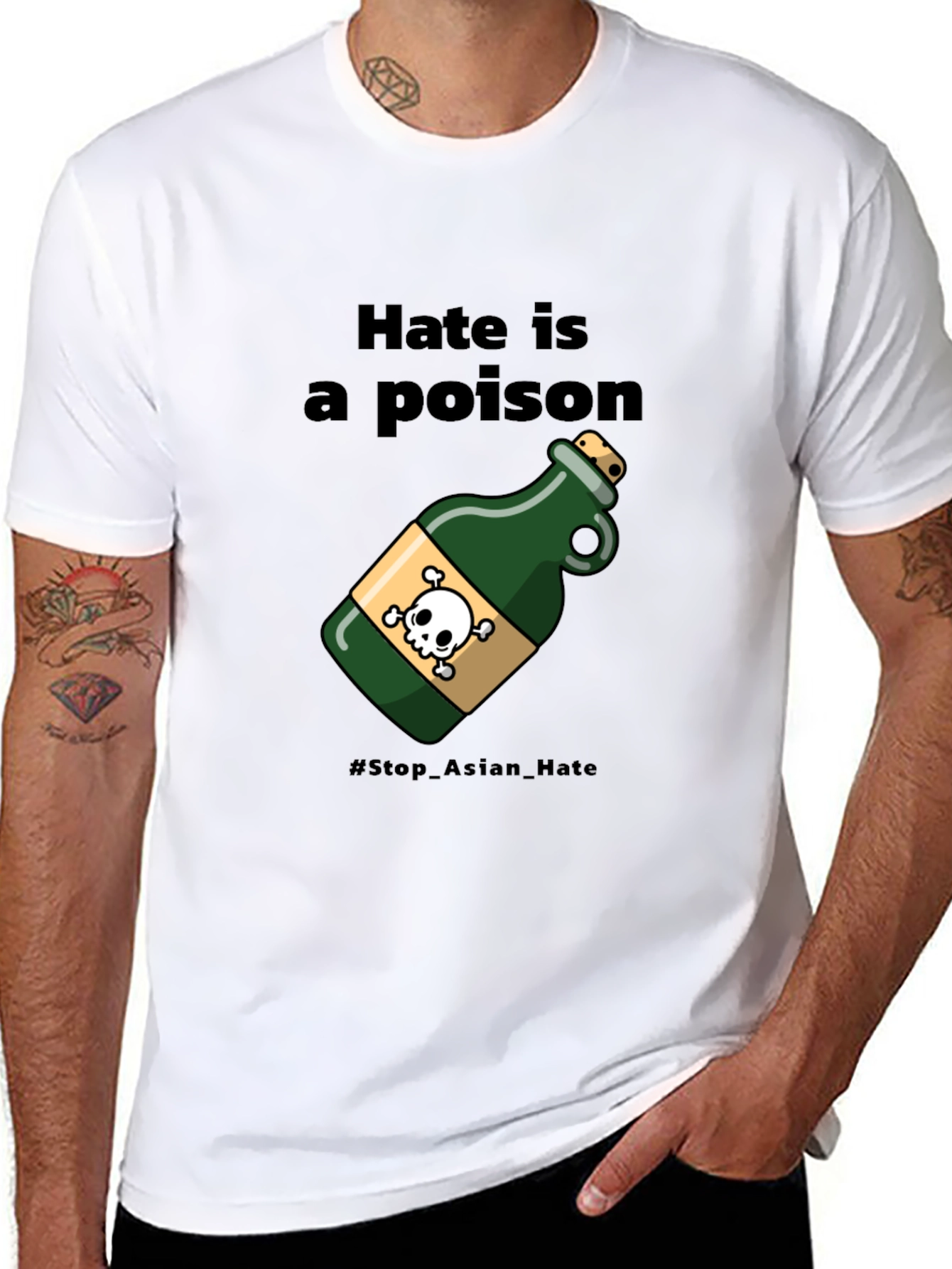 Hate Is a Poison T-Shirt - Stop Asian Hate