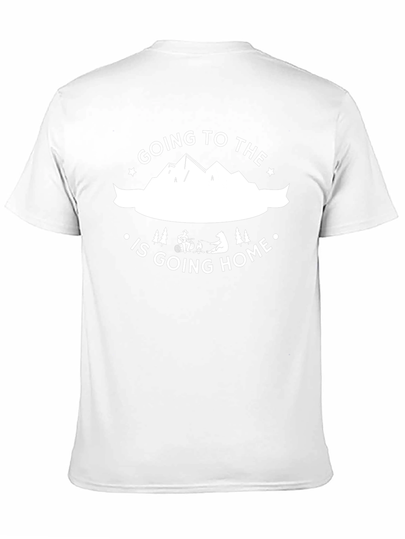 Going to the Mountains Black T-Shirt