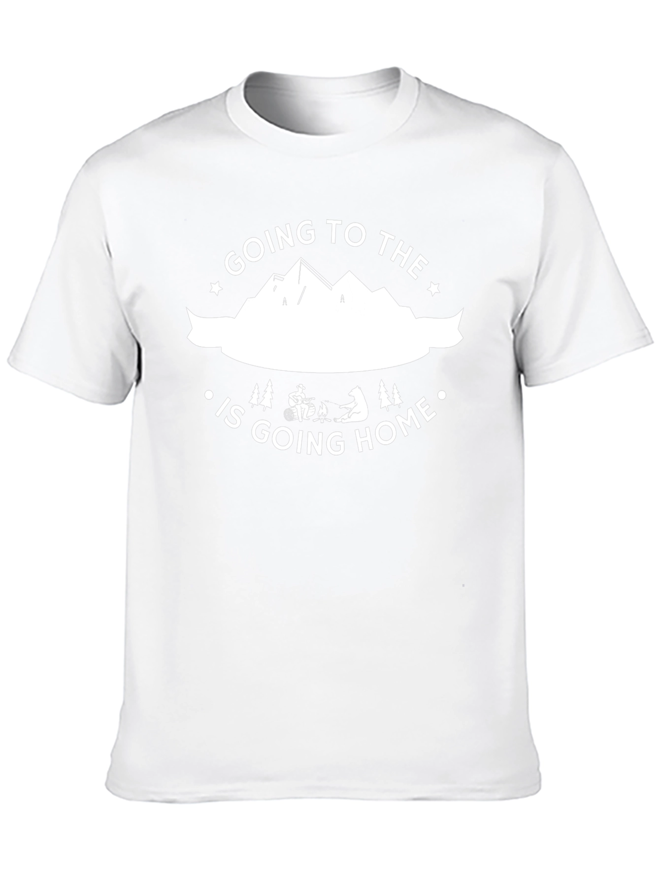 Going to the Mountains Black T-Shirt