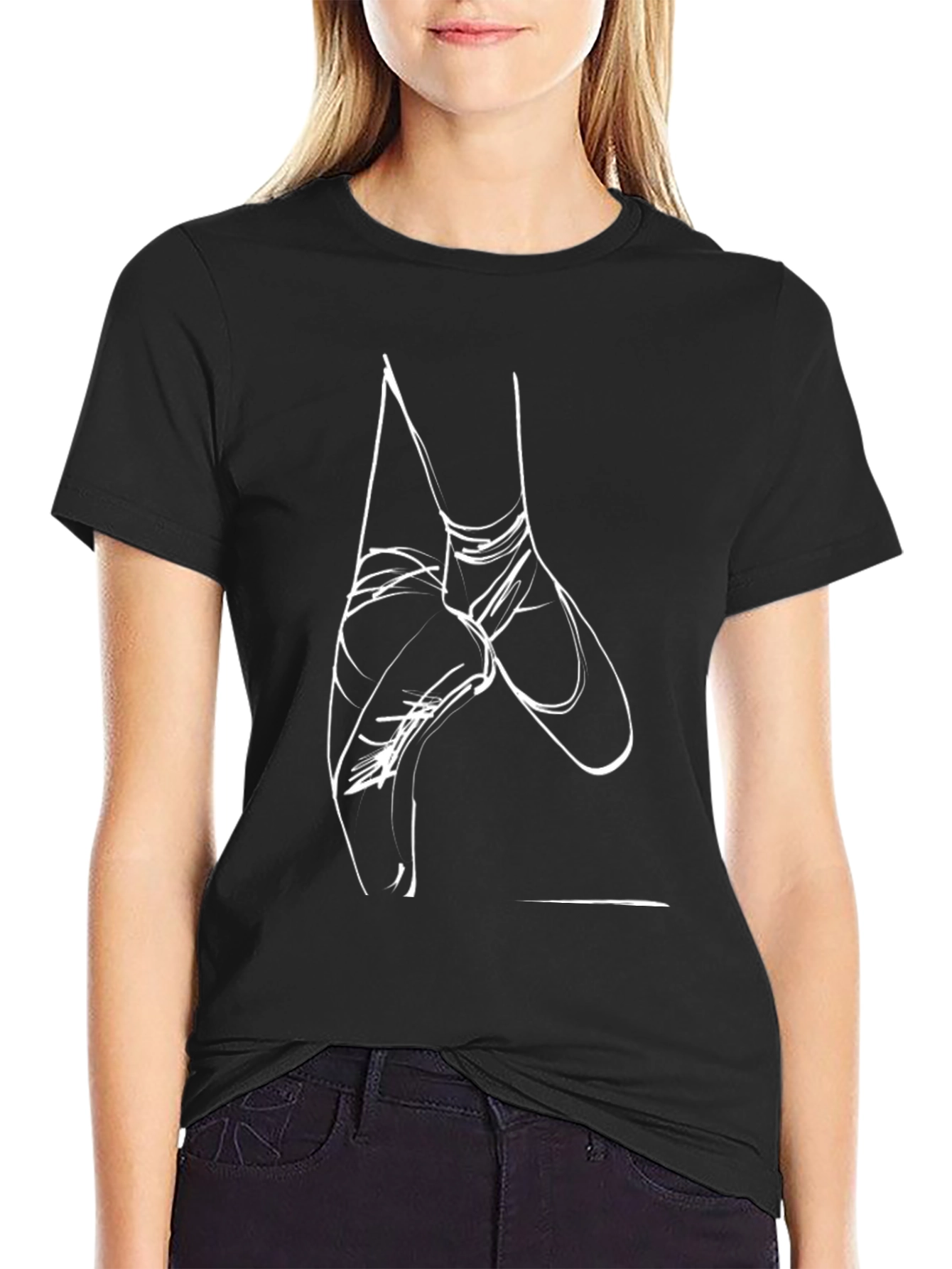 Ballet Shoe Graphic T-Shirt