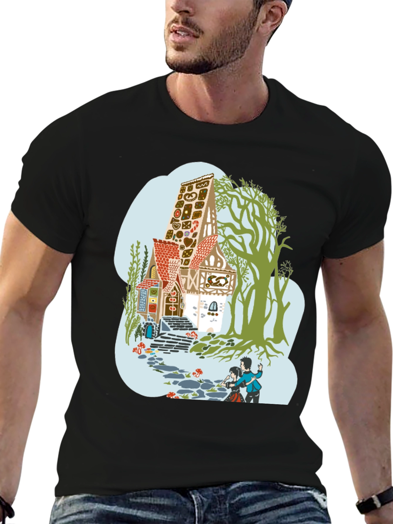 Hansel & Gretel T-Shirt - Classic Fairy Tale Tee