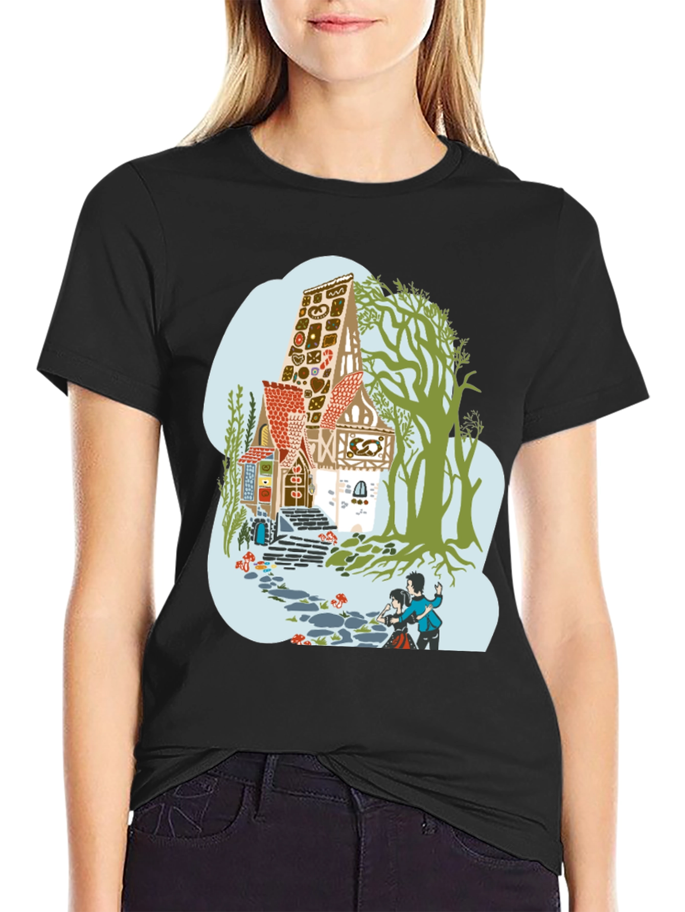 Hansel & Gretel T-Shirt - Classic Fairy Tale Tee